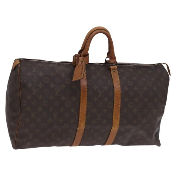 LOUIS VUITTON Monogram Keepall 55 Boston Bag Vintage M41424 LV Auth EC157 - Picture 1 of 16